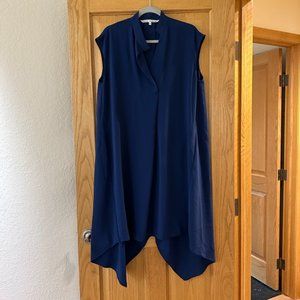 RACHEL Rachel Roy NWOT Blue Tunic size OX